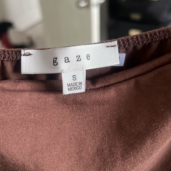 CHOCOLATE CROP TOP - Picture 2 of 5